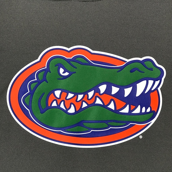 University Of Florida Gators Fanatics Hoodie T-Shirt Long Sleeve Medium Slim - Picture 3 of 12